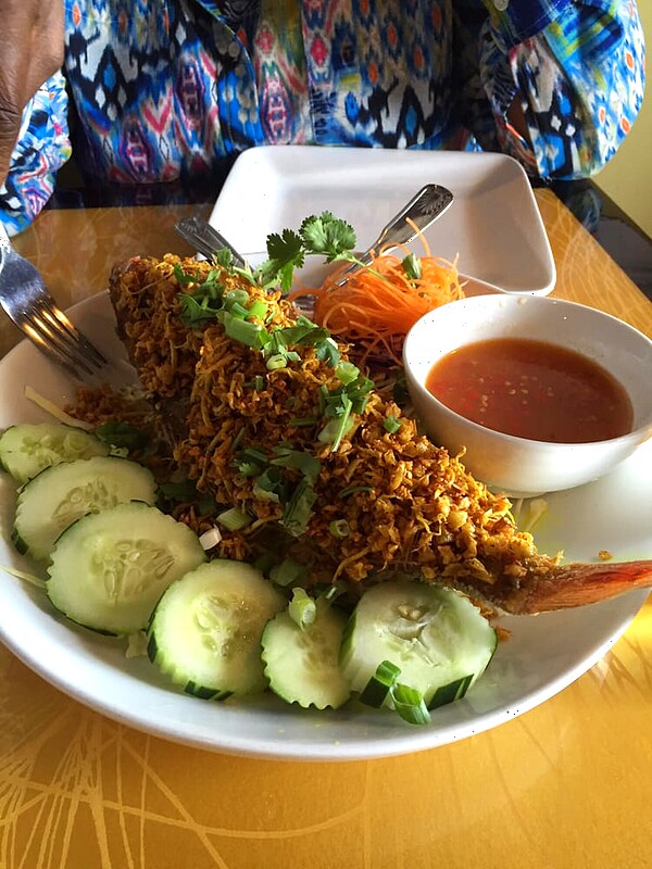 Crispy Butterfly Catfish with Chili & Lime sauce