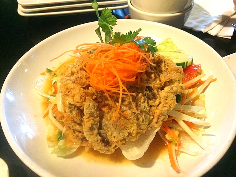 Papaya Salad Soft Shell Crab